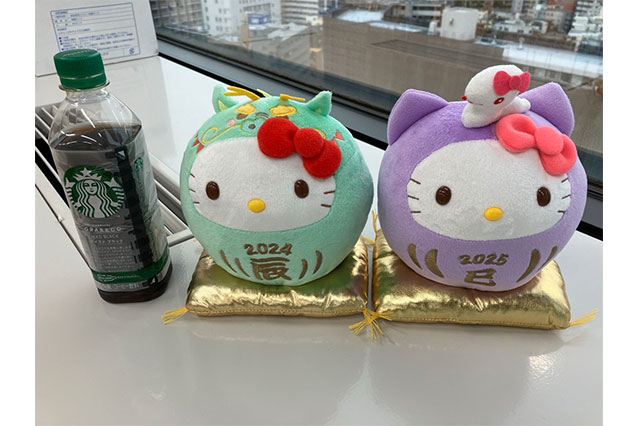 ヤクルト 限定・干支キティ(2024年・辰、2025年・巳)30個